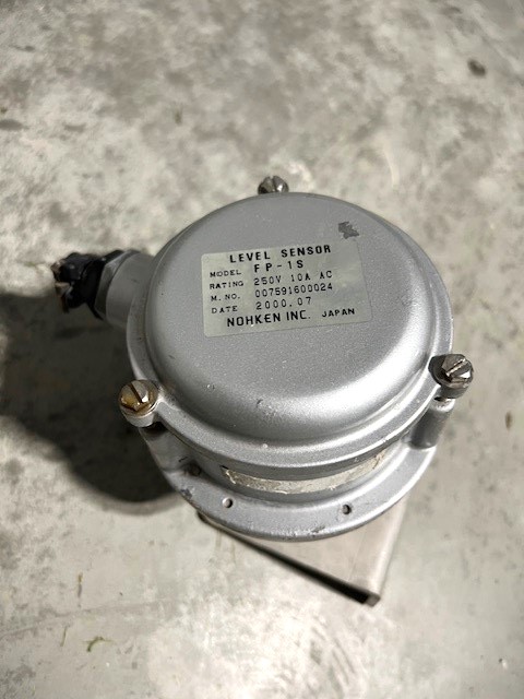 Nohken Inc. FP-1S Level Sensor, 250V, 10A, AC. M. No. 007591600024. 